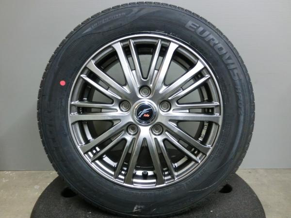 フリード 5穴 格安 新品 夏 タイヤ 中古 ホイール 4本セット 185/65R15 ロードストーン HP02 15インチ WEDS ファング 114.3/5H サマー 岡崎