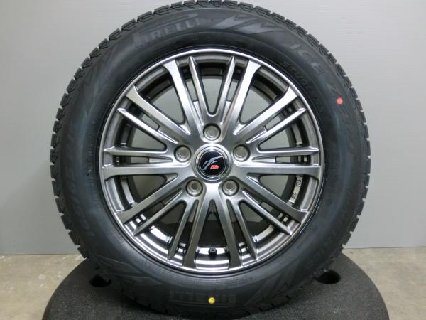 フリード 5穴 新品 スタッドレス 中古 ホイール 4本セット 185/65R15 ピレリ アイスゼロアシンメトリコ ファング 15インチ 114.3-5H GT系 冬 タイヤ 岡崎|タイヤショップトレッド