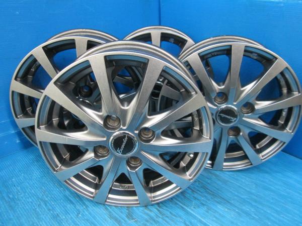 送料無料 中古 アルミ ホイール 13 インチ 4.0J +45 4H100 4本 バモス キャロル モコ MRワゴン スペーシア アルト ミラ ムーヴコンテ ピクシスエポック プレオ｜タイヤショップトレッド