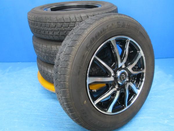 送料無料 中古 スタッドレス グッドイヤー アイスナビ7 145/80R13 75Q ホイール 4本 モコ AZワゴン キャロル MRワゴン アルト スペーシア ワゴンR ムーヴラテ|タイヤショップトレッド