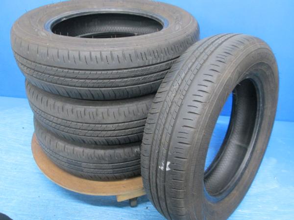 送料無料 中古 ダンロップ エナセーブ EC300+ 155/70R13 75S 4本 バモス スクラムワゴン プレオプラス エブリィワゴン ミライース ピクシスエポック 軽バン