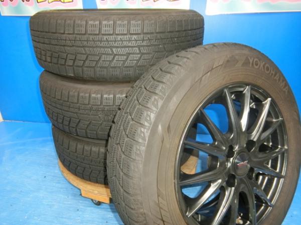 送料無料 中古 スタッドレス ヨコハマタイヤ アイスガード iG60 175/65R14 82Q ホイール 4本 bB カローラバン サクシード バン ヴィッツ ノート ラウム フィット画像