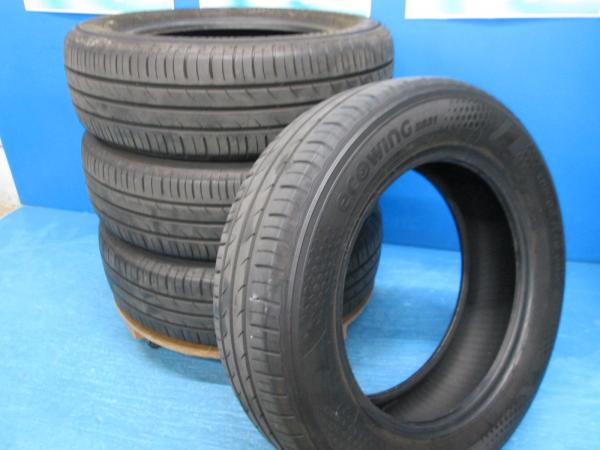 送料無料 中古 クムホ エコウィング ES31 185/65R15 88S 4本 セット アクア シエンタ ノート フリード MAZDA2 デミオ プレミオ フリードスパイク アリオン ポロ