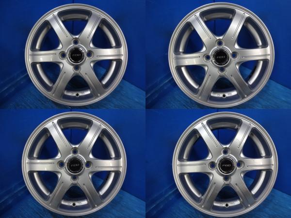 送料無料 中古アルミホイール 4本 ブリヂストン FEID フェイド 14-4.5J IS45 4H PCD100 スタッドレス用 間に合わせ用 軽自動車 ワゴンＲスマイル プレオ ステラ｜タイヤショップトレッド 11,692円
