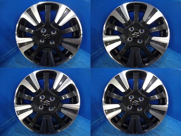 送料無料 中古品 SUZUKI スズキ X-BEE クロスビー 純正アルミホイール 4本 16-5.0J IS40 4H PCD100 ハブ径54mm スタッドレス用 純正戻し 車検用