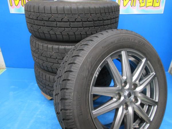 送料無料 中古 スタッドレス トーヨー オブサーブガリット GIZ 205/60R16 92Q ホイール 4本 ノア ヴォクシー ステップワゴン SX4|タイヤショップトレッド
