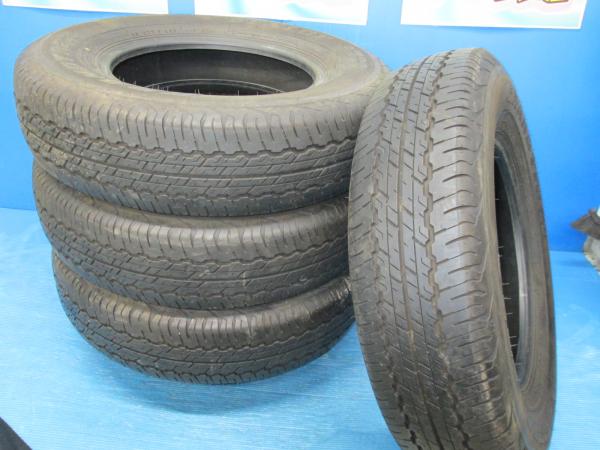 送料無料 バリ山 深溝 中古 ダンロップ グラントレック AT20 195/80R15 96S 4本 ハイエース　レジアスエース キャラバン ジムニーシエラ 14,652円