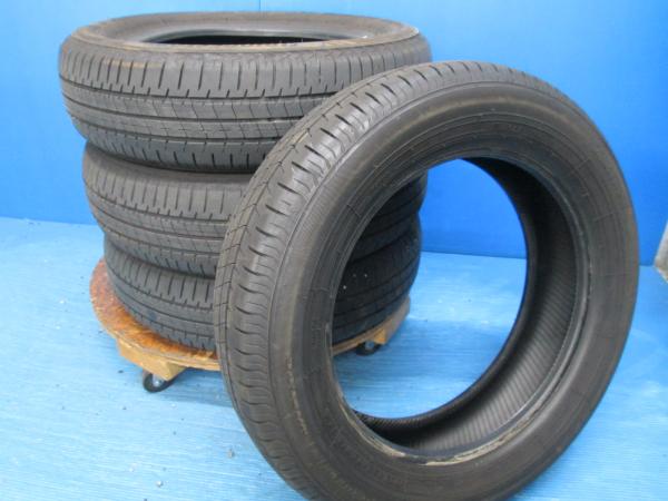 送料無料 中古 ブリヂストン エコピア NH200C 155/65R14 75S 4本 ワゴンR スペーシア ラパン タント ウェイク ムーヴ ルークス N-BOX MRワゴン キャロル アルト