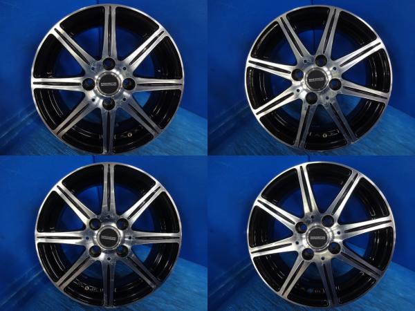 送料無料 中古アルミホイール 社外 4本 INNOVATOR 14-5.5J IS43 4H PCD100 スタッドレス用 アクア ヤリス ノート コルト ミラージュ ベリーサ｜タイヤショップトレッド