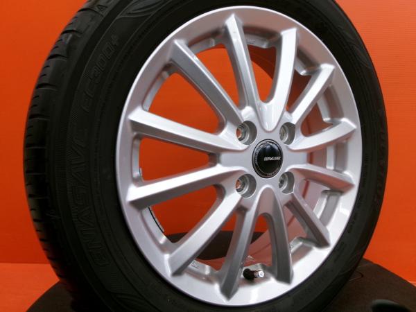 ソリオ タフト 中古 QRASIZ 15インチ ダンロップ エナセーブ EC300+ 165/65R15 2021年製 4本セット サマータイヤ