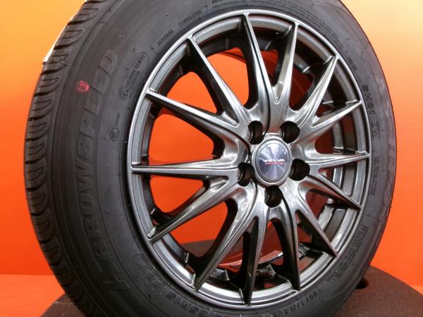 シエンタ C10 L10 中古 VELVA 15インチ 5H-100 新品 AS HP01 185/65R15 2025年製 4本セット サマータイヤ アリオン プレミオ｜タイヤショップトレッド