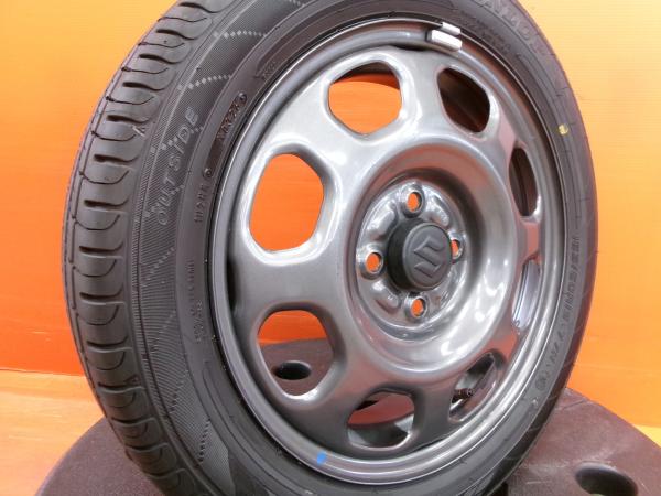 ハスラー 夏タイヤ 中古 スズキ ハスラー純正スチール 15インチ 新品 ダンロップ EC204 165/60R15 2024年製 4本セット サマータイヤ｜タイヤショップトレッド
