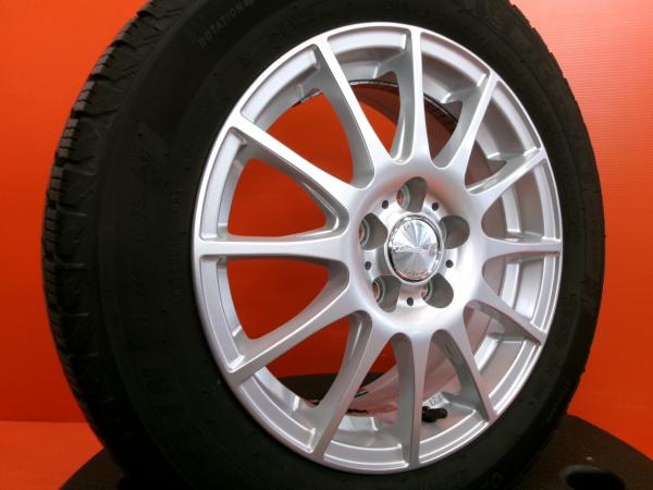 シエンタ C10 L10 冬タイヤ ミシュラン X-ICE SNOW 185/65R15 2021年製 Tirado 15インチ 5H100 中古 4本セット アリオン プレミオ スタッドレス|タイヤショップトレッド