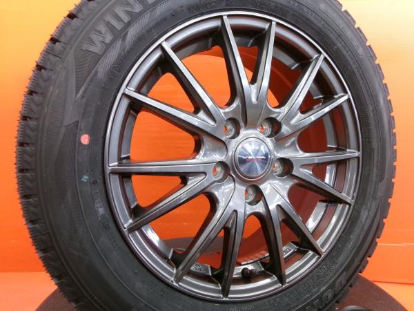 ノア 80系 ステップワゴン 冬タイヤ 新品 ダンロップ WM02 205/60R16 2025年製 中古 VELVA 16インチ 4本セット スタッドレス ヴォクシー 70系 マツダ3 BP｜タイヤショップトレッド