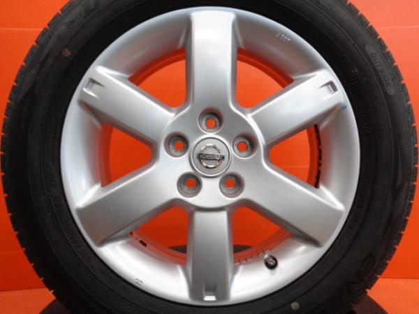 中古 ニッサン エクストレイル純正 17インチ ダンロップ RV505 215/60R17 2022年製 4本セット エルグランド プレサージュ デュアリス 夏タイヤ