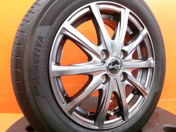 軽自動車 夏タイヤ MID V25 14インチ ヨコハマ BP01 155/65R14 2024年製 中古 4本セット タント N-BOX スペーシア ルークス サマータイヤ｜タイヤショップトレッド