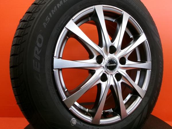 ヤリスクロス 冬タイヤ 新品 ピレリ ICE ZERO 205/65R16 2023年製 中古 Exceeder 16インチ 4本セット スタッドレス エスティマ アルファード 10系｜タイヤショップトレッド 50,160円