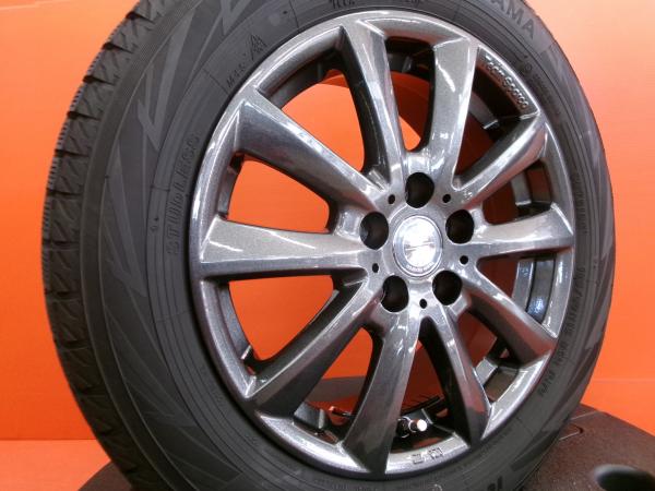 VW ポロ 6R 冬タイヤ ヨコハマ アイスガード iG70 185/60R15 2023年製 スパルコ 15インチ 5H-100 中古 4本セット スタッドレス POLO アウディ A1