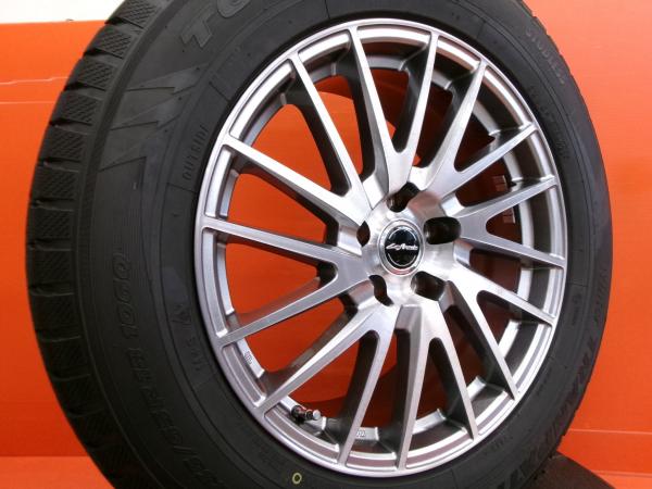 レクサス RX 20系 冬タイヤ トーヨー winter TRANPATH TX 235/65R18 2022年製 Lefinada 18インチ 中古 4本セット スタッドレス