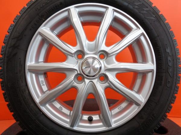 タンク ルーミー 冬タイヤ トーヨー GIZ 165/65R14 2021年製 JOKER 14インチ 中古 4本セット スタッドレス パッソ ブーン スタッドレス