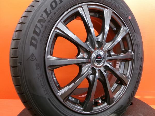 ノア ハイブリッド 80系 新品 ダンロップ ルマンV+ 205/55R16 中古 SB10 16インチ 5H-114.3 4本セット ヴォクシーハイブリッド HB 夏タイヤ