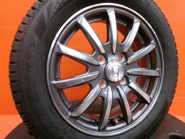 N-BOX N-ONE N-WGN 冬タイヤ 新品 ブリヂストン ブリザック VRX3 155/65R14 2024年製 中古 ホンダ N-WGN純正 14インチ 4本セット スタッドレス エヌボックス
