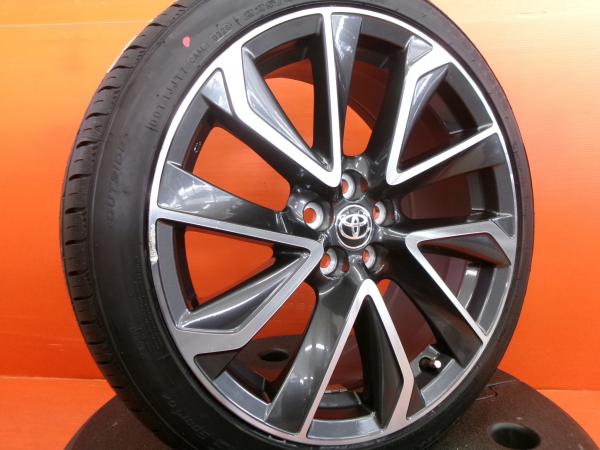 カローラスポーツ 夏タイヤ 中古 トヨタ カローラスポーツ純正 18インチ 5H-100 新品 RS ES04 225/40R18 2026年製 4本セット サマータイヤ 210系