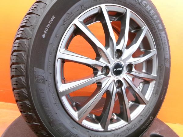ノート E13 冬タイヤ ミシュラン X-ICE SNOW 185/65R15 2023年製 バルミナ 15インチ 4H-100 中古 4本セット フリード GB3 GB4 GP3 スタッドレスタイヤ|タイヤショップトレッド