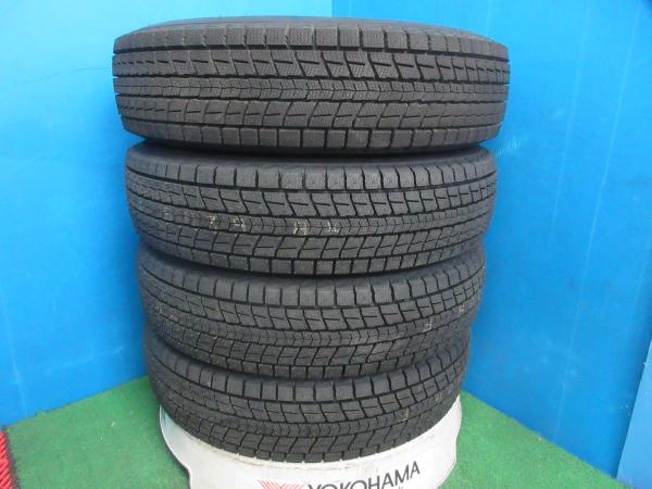 4本 2021-2023年製 中古 スタッドレス タイヤ ダンロップ WINTERMAXX SJ8+ 175/80R16 91Q ジムニー 伏