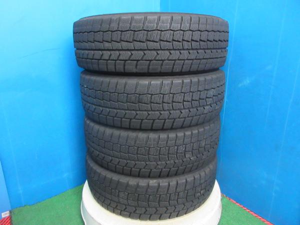 4本 2022年製 中古 スタッドレス タイヤ ダンロップ WINTERMAXX WM02 185/65R15 92Q アクア シエンタ ノート フリード デミオ 伏｜タイヤショップトレッド