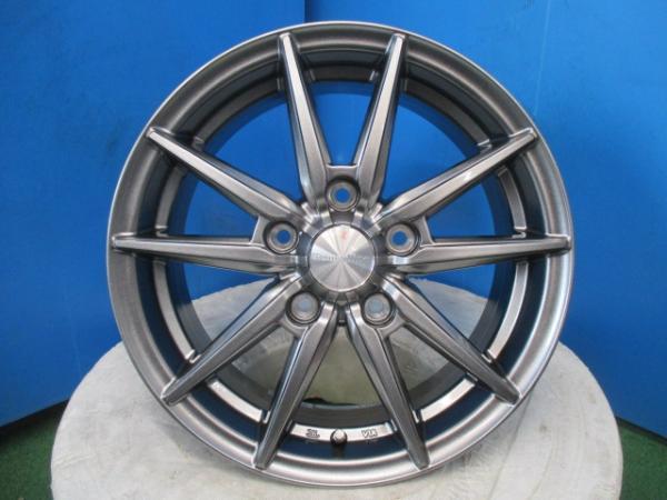 4本 新品 Humanline HS-08 アルミホイール 15インチ 6J +53 114.3 5H ノア ヴォクシー エスクァイア ステップワゴン 伏