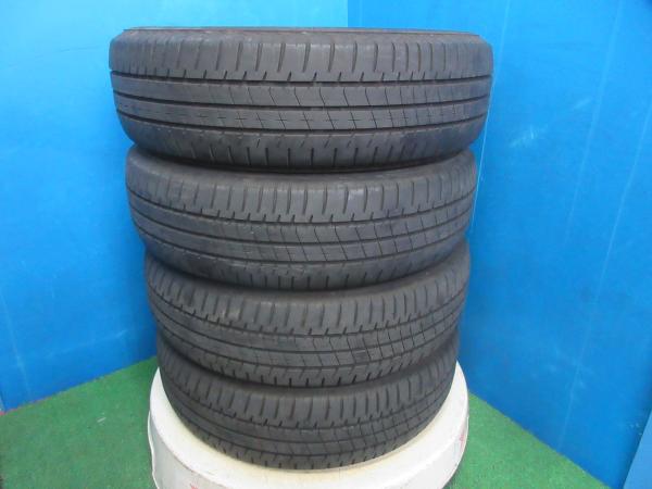 4本 2022-2024年製 中古 夏 サマータイヤ ブリヂストン ECOPIA NH200C 175/70R14 84S シエンタ ヤリス ヴィッツ フィット ポルテ 伏