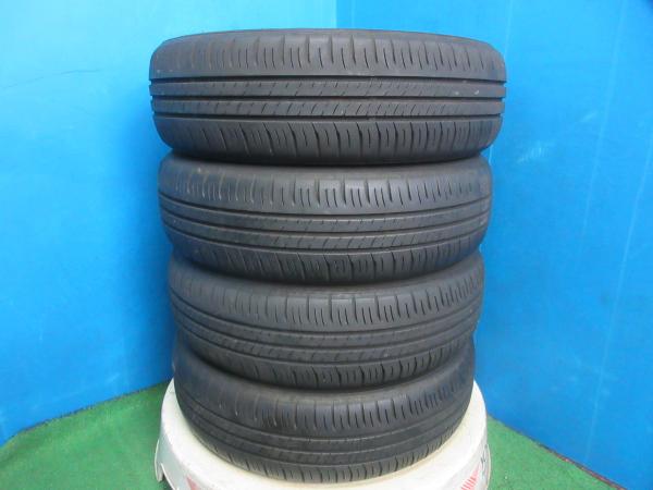 4本 2023年製 中古 夏 サマータイヤ ダンロップ ENASAVE EC300+ 165/65R15 81S ソリオ タフト デリカD:2 などに 伏