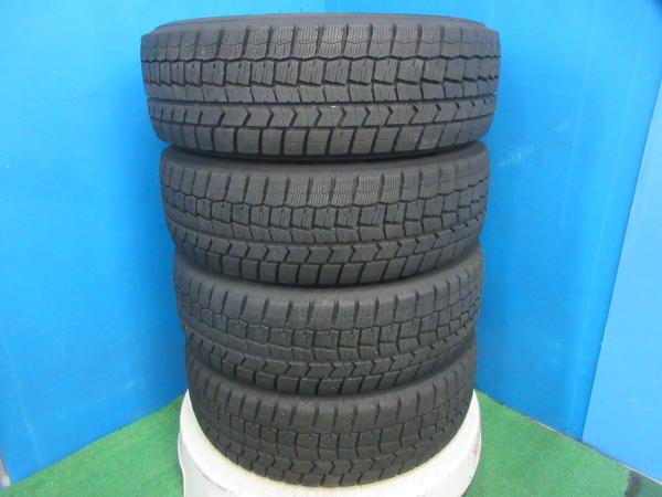 4本 2022年製 中古 スタッドレス タイヤ ダンロップ WINTERMAXX WM02 185/65R15 88Q シエンタ ノート フリード デミオ 伏｜タイヤショップトレッド