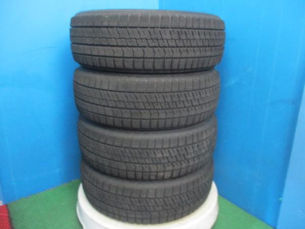 4本 2022年製 中古 スタッドレス タイヤ ブリヂストン BLIZZAK VRX2 185/60R15 84Q アクア シエンタ フィット ヤリス 伏