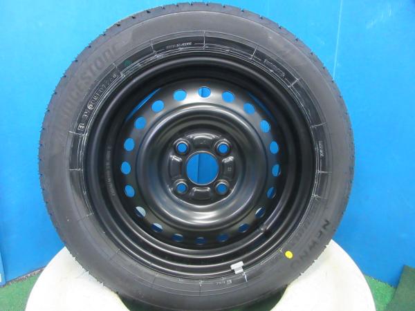 4本 新品 タイヤ 2026年製 ブリヂストン NEWNO 155/65R14 鉄 スチールホイール 14インチ 4.5J +45 100 4H ムーヴ ワゴンR タント 伏