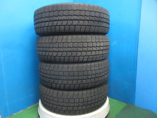 4本 2024年製 中古 スタッドレス タイヤ ダンロップ WINTERMAXX WM02 195/65R15 91Q ノア ヴォクシー プリウス セレナ 伏｜タイヤショップトレッド