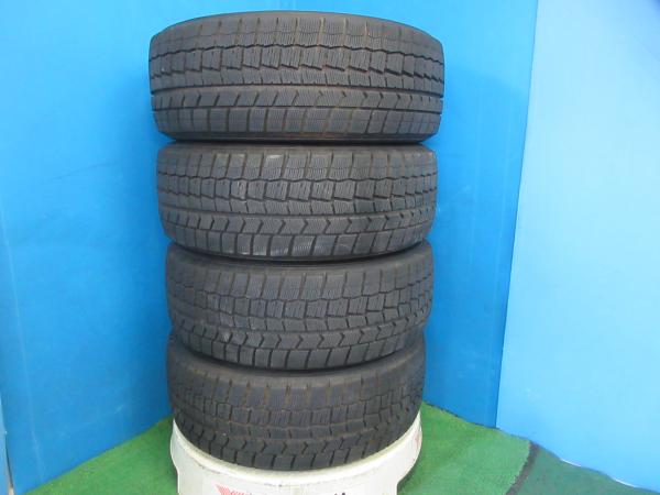 4本 バリ山!! 2023年製 中古 スタッドレス タイヤ ダンロップ WINTERMAXX WM02 215/55R17 94Q エスティマ ヴェゼル オデッセイなど|タイヤショップトレッド