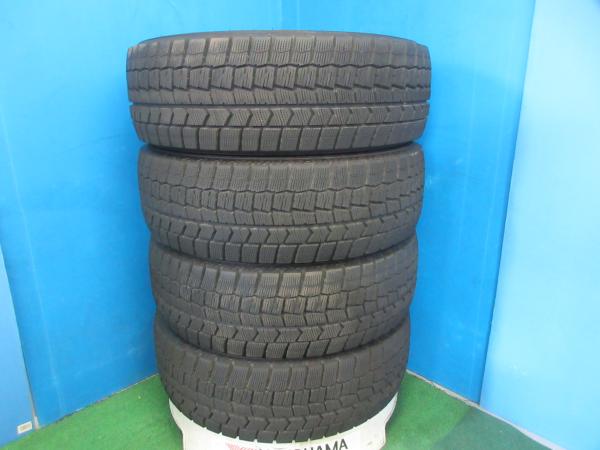 4本 バリ山!! 2024年製 中古 スタッドレス タイヤ ダンロップ WINTERMAXX WM02 225/60R17 99Q アルファード エクストレイル XV 伏｜タイヤショップトレッド