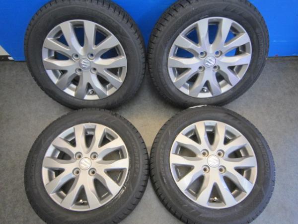 【ハスラーに】2025年製 新品スタッドレス【165/65R14 79T】スズキ MH34S ワゴンR スティングレー純正【14インチ 4.5J】 ソリオ Kei