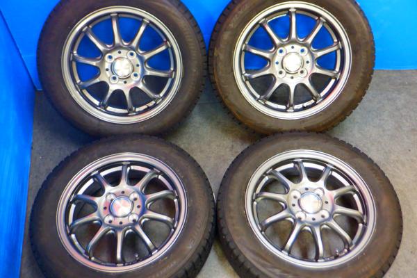 【軽カー】BRIDGESTONE BLIZZAK VRX2【155/65R14 75Q】新品アルミ N-BOX スペーシア ウェイク タント ミラ ムーブ ワゴンR N-WGN