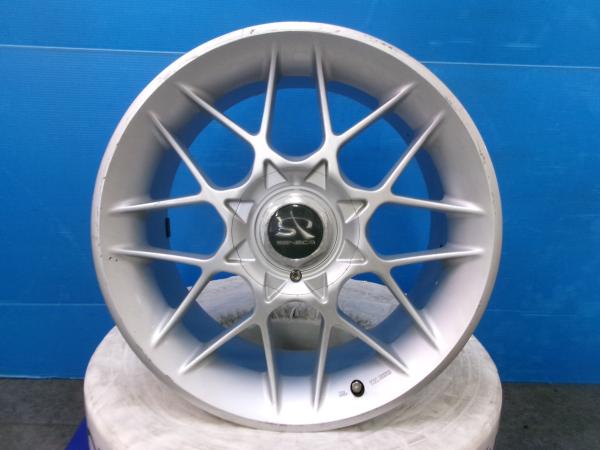 4本 逆反り メッシュ SENEKA 17インチ 8J 9J +45 5H 5穴 PCD 114.3 アルミホイール ホイール単品 アリスト スープラ レクサス IS スタッドレスにも|タイヤショップトレッド