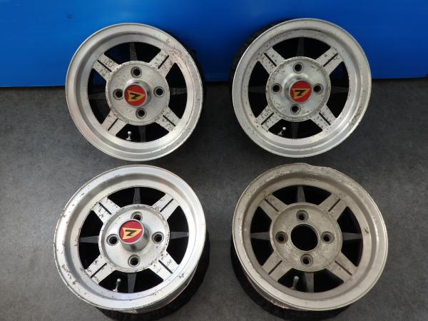【PCD114.3/4H】旧車に TOYO Z-Wheel SPOKE D【13インチ 6J +10】サニー サニトラ KP61 スターレット AE86 レビン トレノ カプチーノ