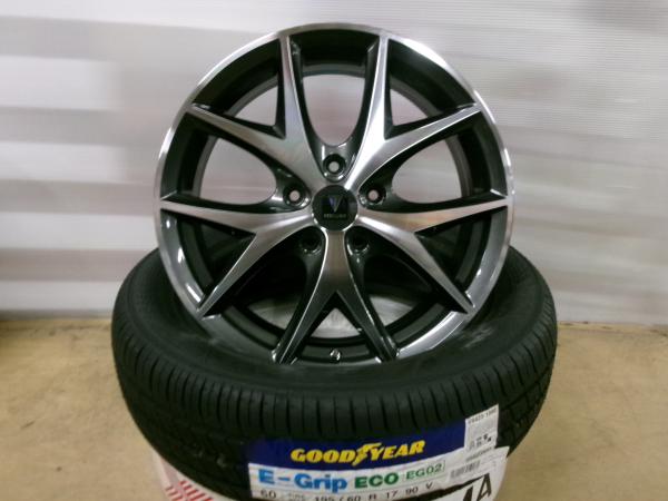 新型 現行 60系 プリウス 4本 新品 トヨタ モデリスタ 17インチ 5H 5穴 PCD 114.3 グッドイヤー 195/60R17 ノーマルタイヤ 低燃費タイヤ 夏用タイヤ 夏タイヤ 夏タイヤセット ラジアル ノーマル 低燃費 エコタイヤ 夏用 夏 タイヤ ホイール 純正オプション ウイングダンサー3