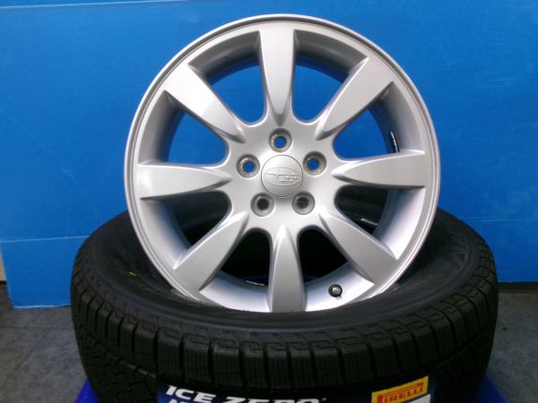 DBA-ZC6 BRZ BL系 レガシィB4 4本 スバル純正 16インチ 5穴 PCD 100 新品 ピレリ 205/55R16 スノータイヤ スタッドレスタイヤ 冬用タイヤ 冬タイヤ 冬タイヤセット スタッドレスセット スノー スタッドレス 冬用 冬 タイヤ ホイール 純正アルミ 215/45R17 のインチダウン|タイヤショップトレッド