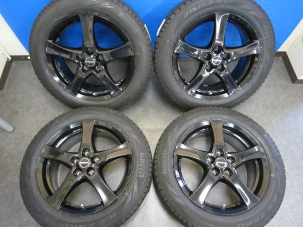 【T-ROC ザ・ビートル】2024年製新品スタッドレス【215/55R17 98H】BORBET Type-F【17インチ 7J +50 PCD112/5H】ゴルフトゥーラン
