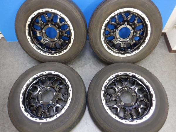 【ジムニー AZオフロード】新品ホイール MUDBAHN XR-800M【16インチ 5.5J +20 5H139.7】ブリヂストン DUELER H/T 684II【175/80R16】|タイヤショップトレッド
