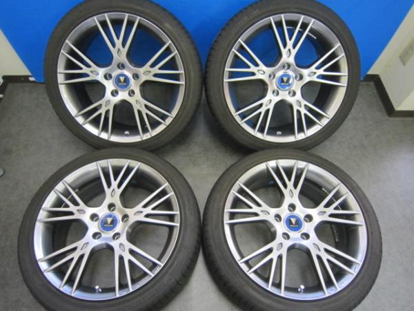 【90系ノアに】新古品 MODELLISTA WINGDANCER 2【18インチ 7.5J +40】中古タイヤセット【215/45R18 93W】ヴォクシー プリウスα SAI