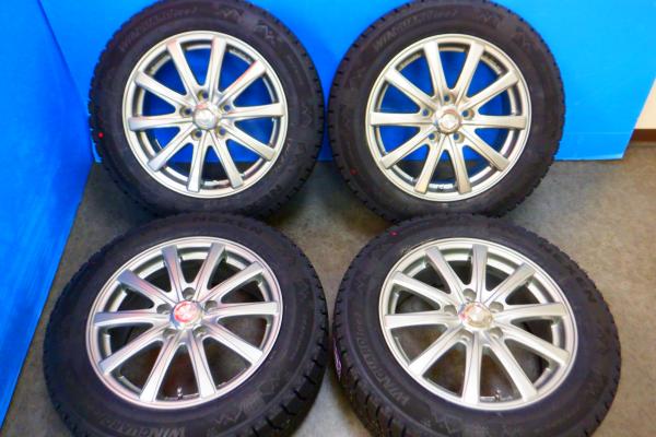 【2025年製】新品スタッドレス【205/60R16 92T】シルバーアルミ【16インチ 6.5J +38】90系ノア 90VOXY プリウスα ジューク ジェイド