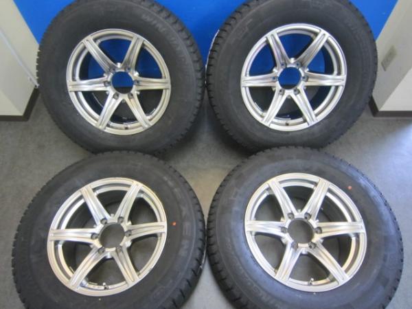 【プラドに】2025年製 新品スタッドレス【265/65R17 112Q】アルミセット【17インチ 7.5J +25 6H】ハイラックス サーフ 150系 125系